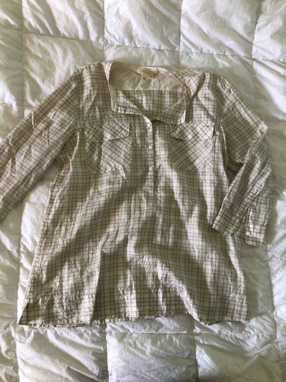 Блуза-рубашка DKNY Pure silk 100% шелк размер S