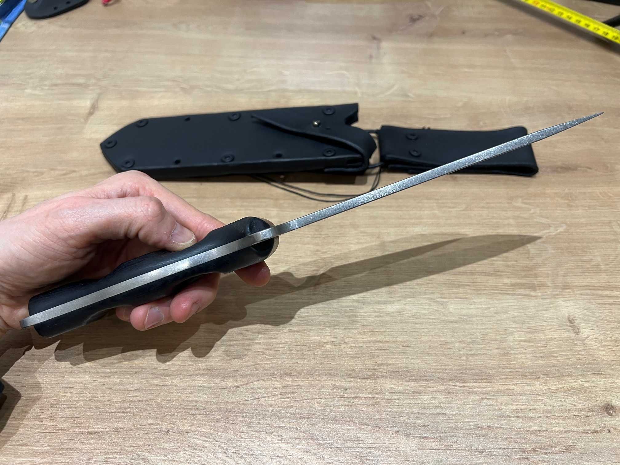 Nóż Busse Team Gemini Nano INFI + skóra