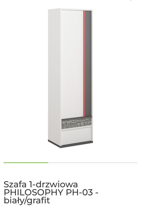 Kpl. szafa + regał z szufladą