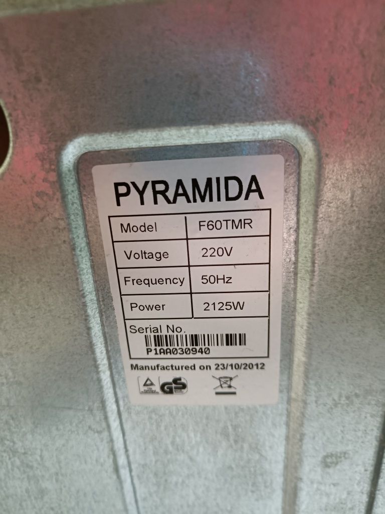 Електрична духова шафа PYRAMIDA F60TMR