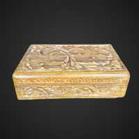 Indie Drewniana szkatułka styl Cepelia na kosztowności b41/4123