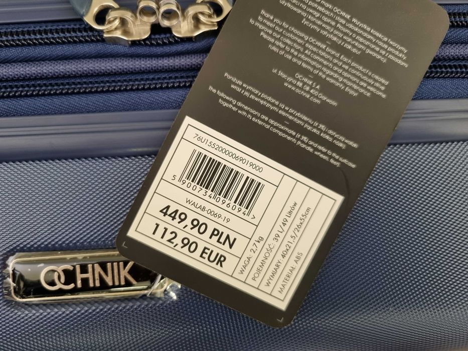 Zestaw walizek Walizki OCHNIK Nowe 3szt.