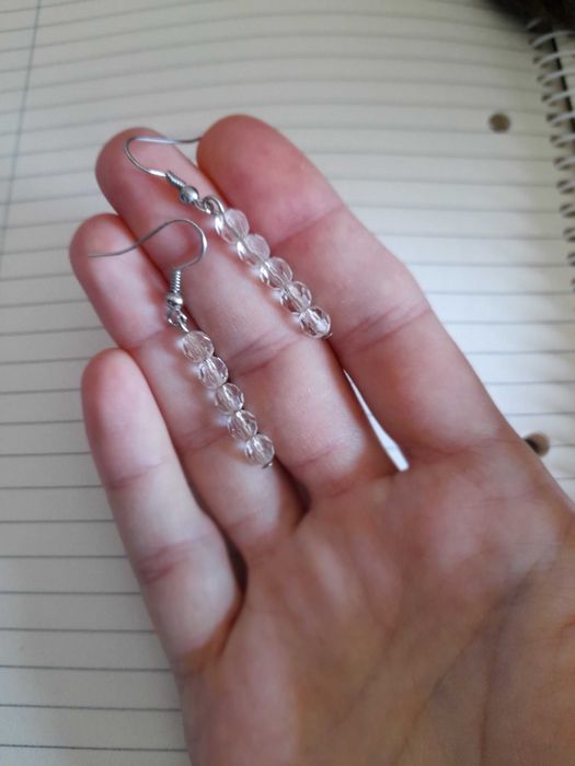 Brincos imitação de cristais