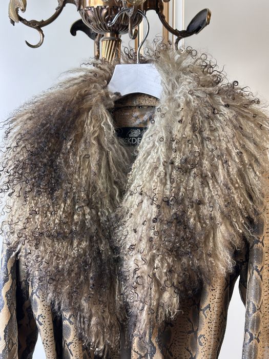 Шкіряний тренч/пальто стиль Gucci