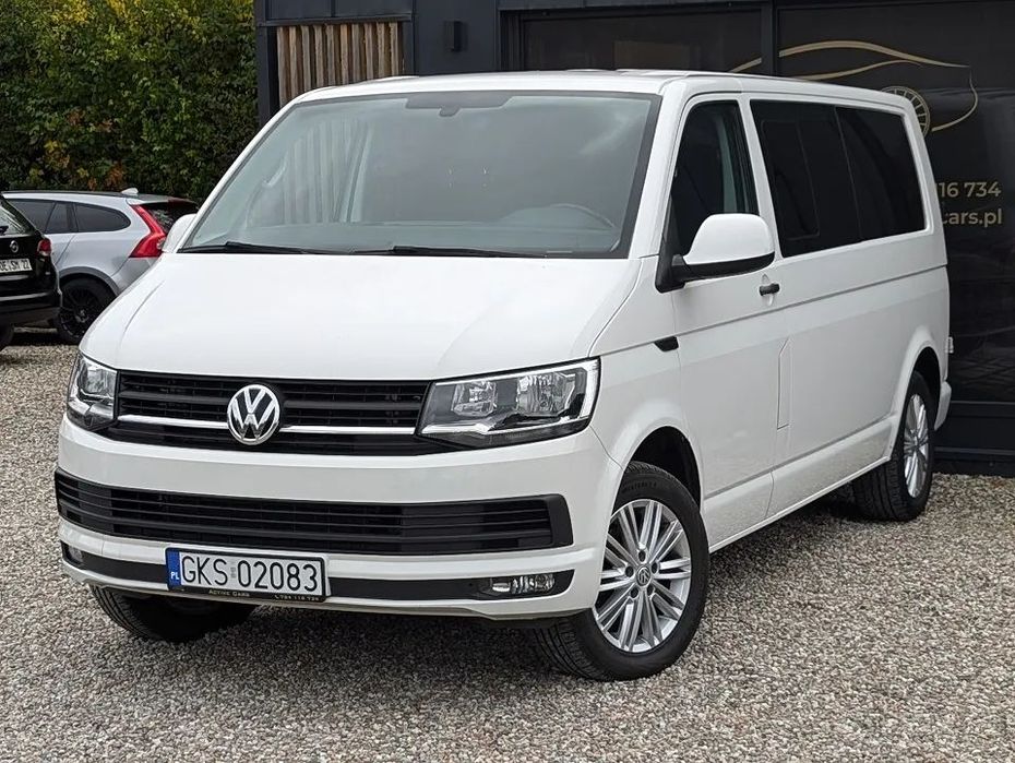 Volkswagen Transporter Kamera*Automat*Po*Dużym*Serwisie*Navi*6osób*Długi*2xKoła*Hak
