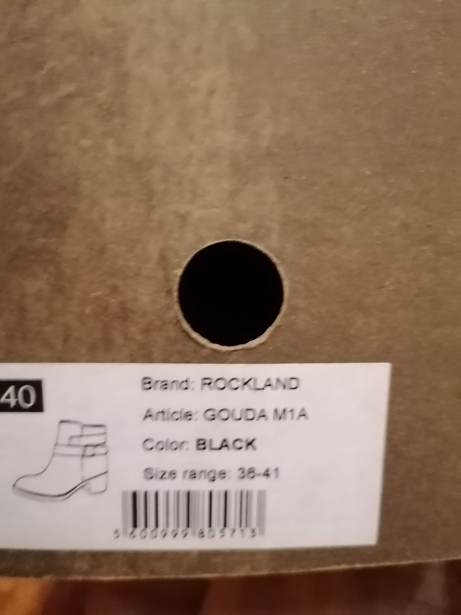 Botas pretas Rockland 40