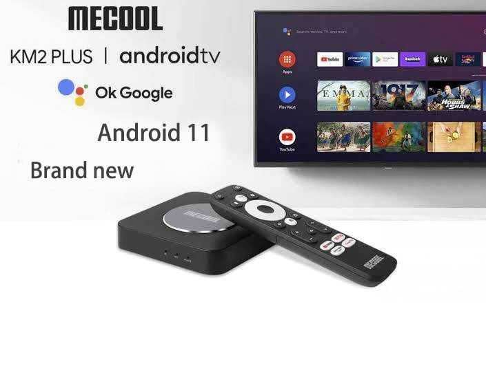 Смарт приставка MECOOL KM2 PLUS Amlogic S905X4-B 2 /16 ГБ