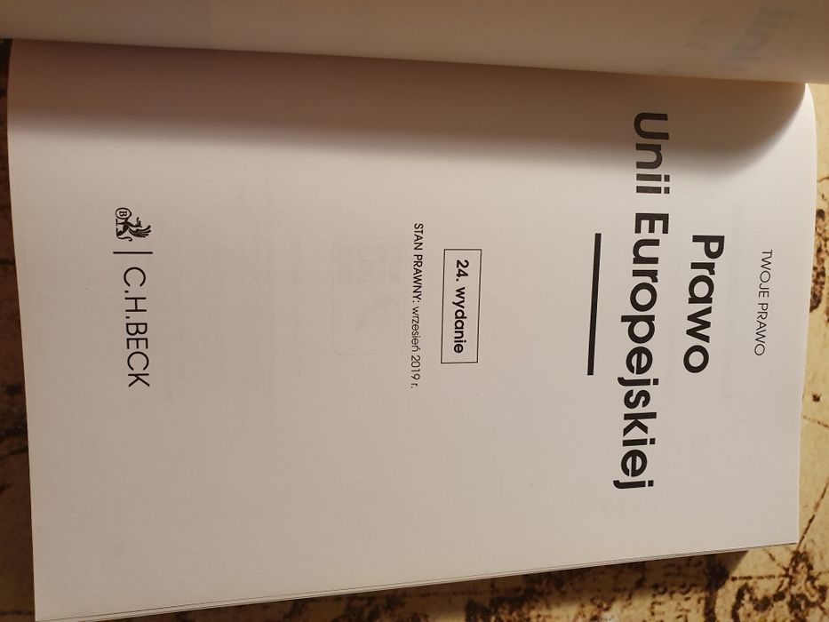 Prawo Unii Europejskiej. C.H.Beck