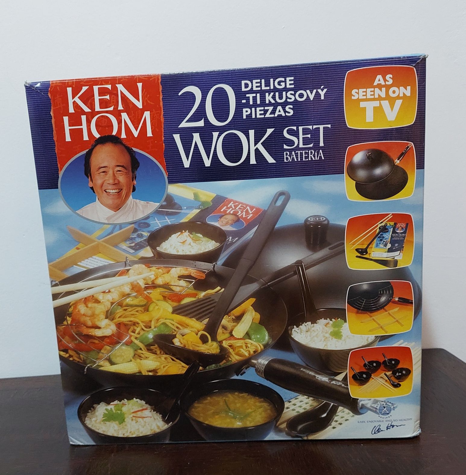 Wok KEN HOM zestaw