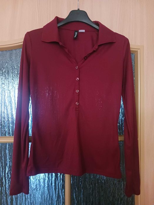 Bluzka polo H&M długi rękaw
