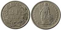 2 франка, Швейцарии, 1979 год.и