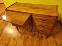 Komplet mebli ODRA PRL, komody, pomocnik Odra vintage, super stan