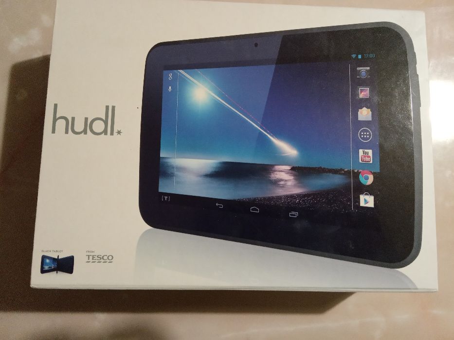 Непрацюючий  планшет Hudl із Tesco з чохлом