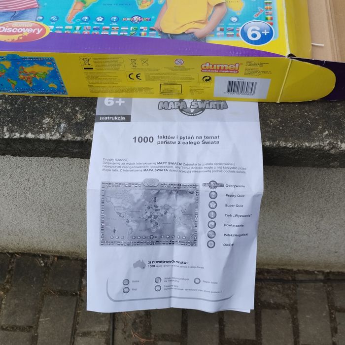 Mapa świata dumel Discovery