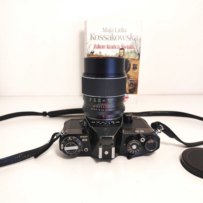 Analogowa Lustrzanka Asahi Pentax ES - Electro Spotmatic z 135 mm 2,8