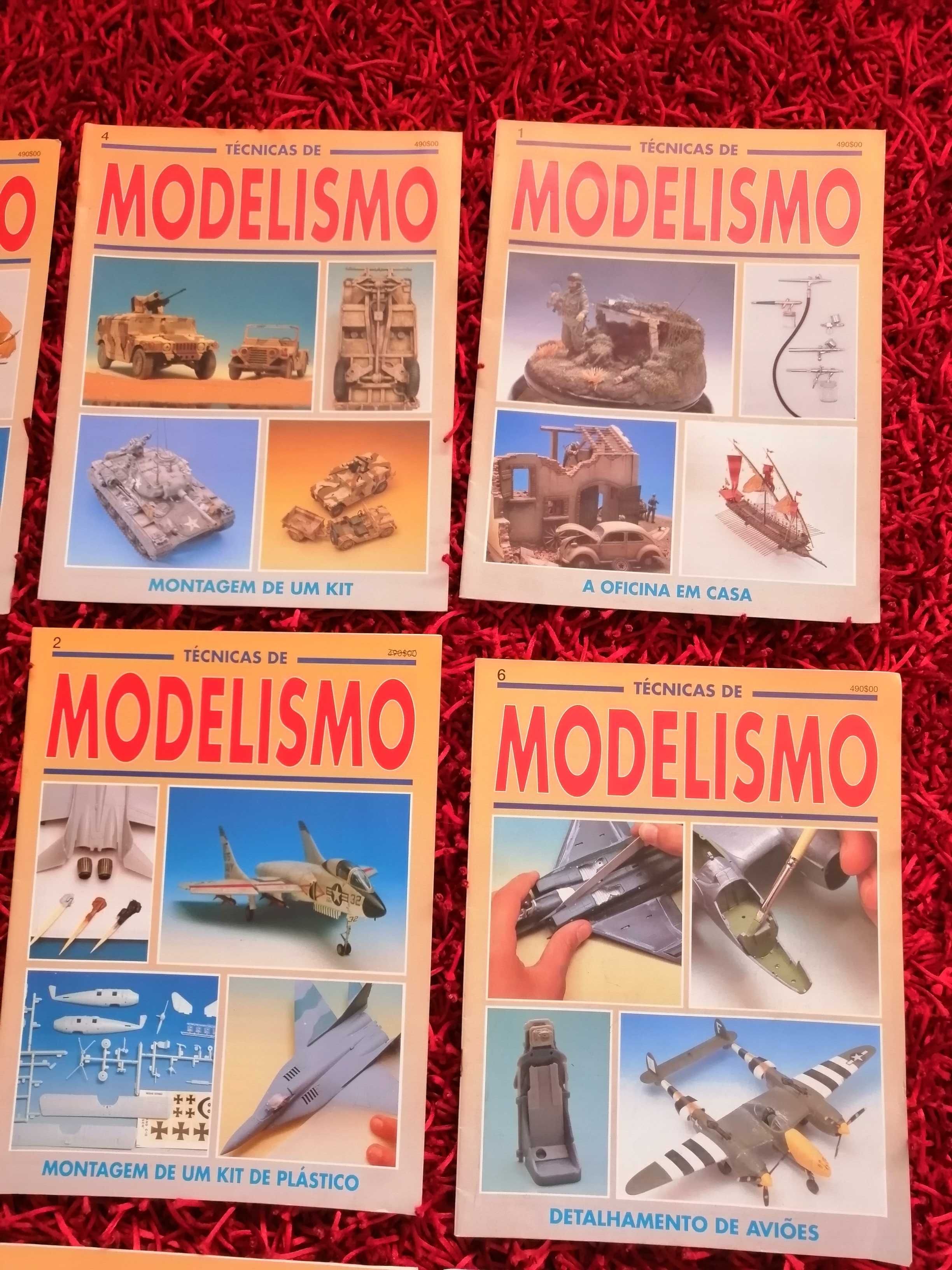 Lote de revistas sobre Técnicas de Modelismo