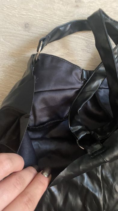 Шкіряне плаття, сарафан xs