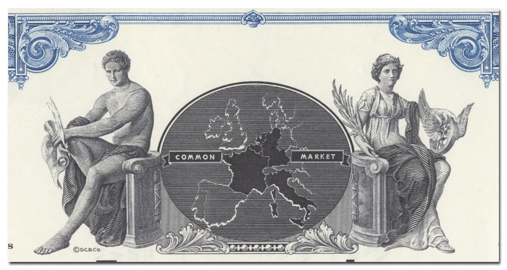 Bonds Shares Ações Eurofund, Inc 1961 USA