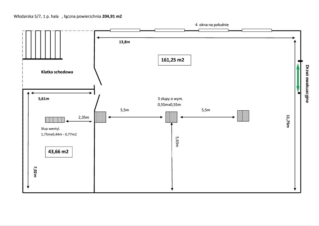 Hala 205 m2 na produkcję, magazyn Łódź-Andrzejów