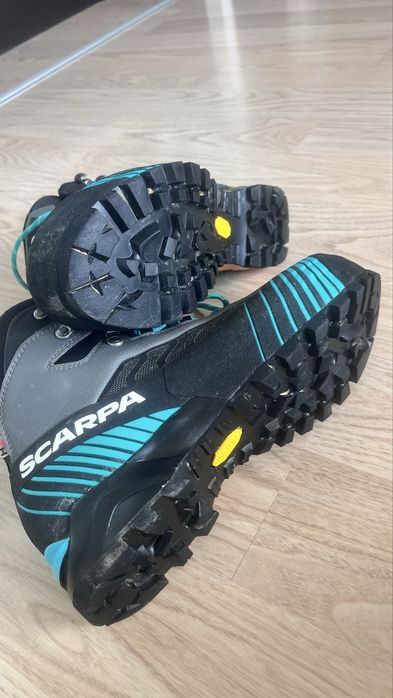 Buty wysokogorskie damskie Scarpa 39 +raki półautomat Salewa pokrowiec