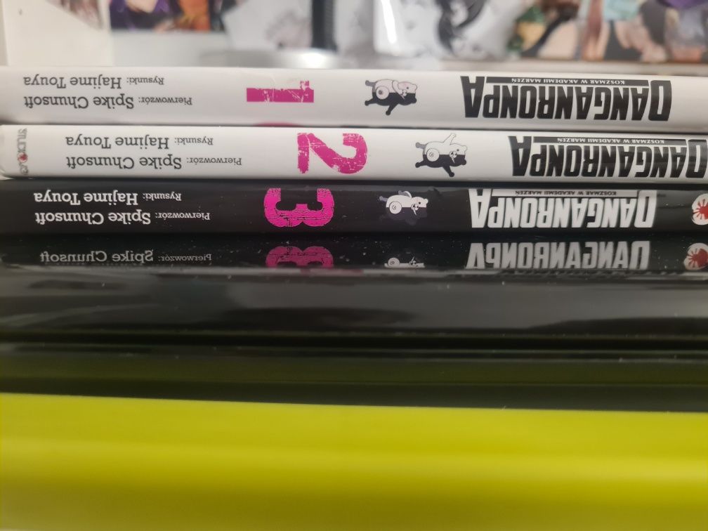 Danganronpa tom 1, 2, 3