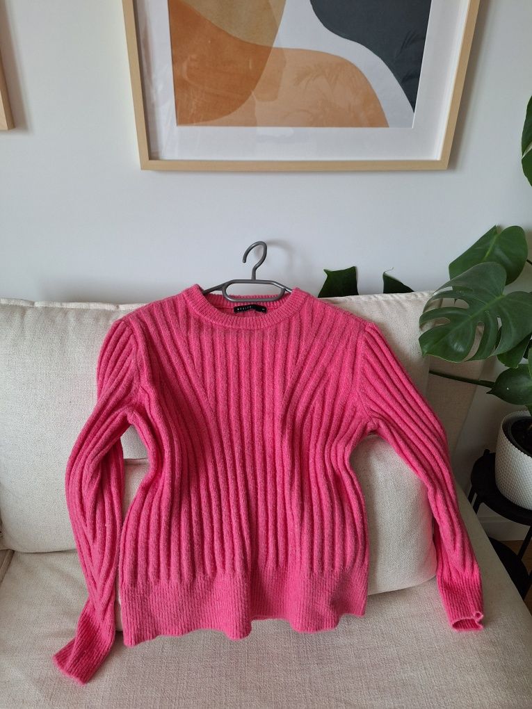 Sweter Mohito xs 34 różowy