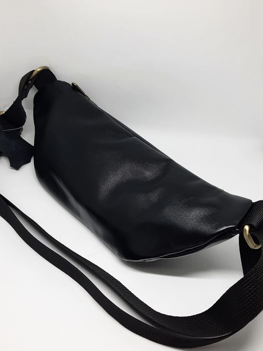 Чоловіча бананка шкіряна сумка | Мужская кожаная бананка