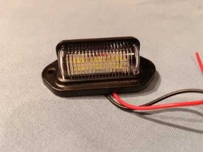 lampa tablicy rejestracyjnej