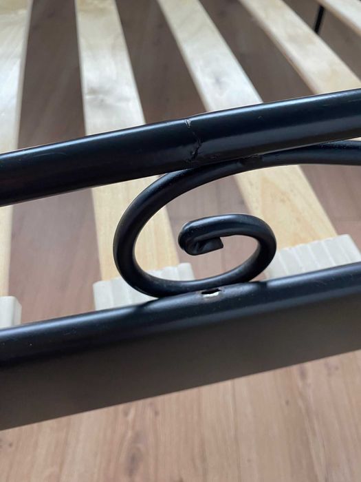 Łóżko młodzieżowe Ikea metalowe