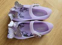 Buty Melissa fioletowe z motylkami jak nowe
