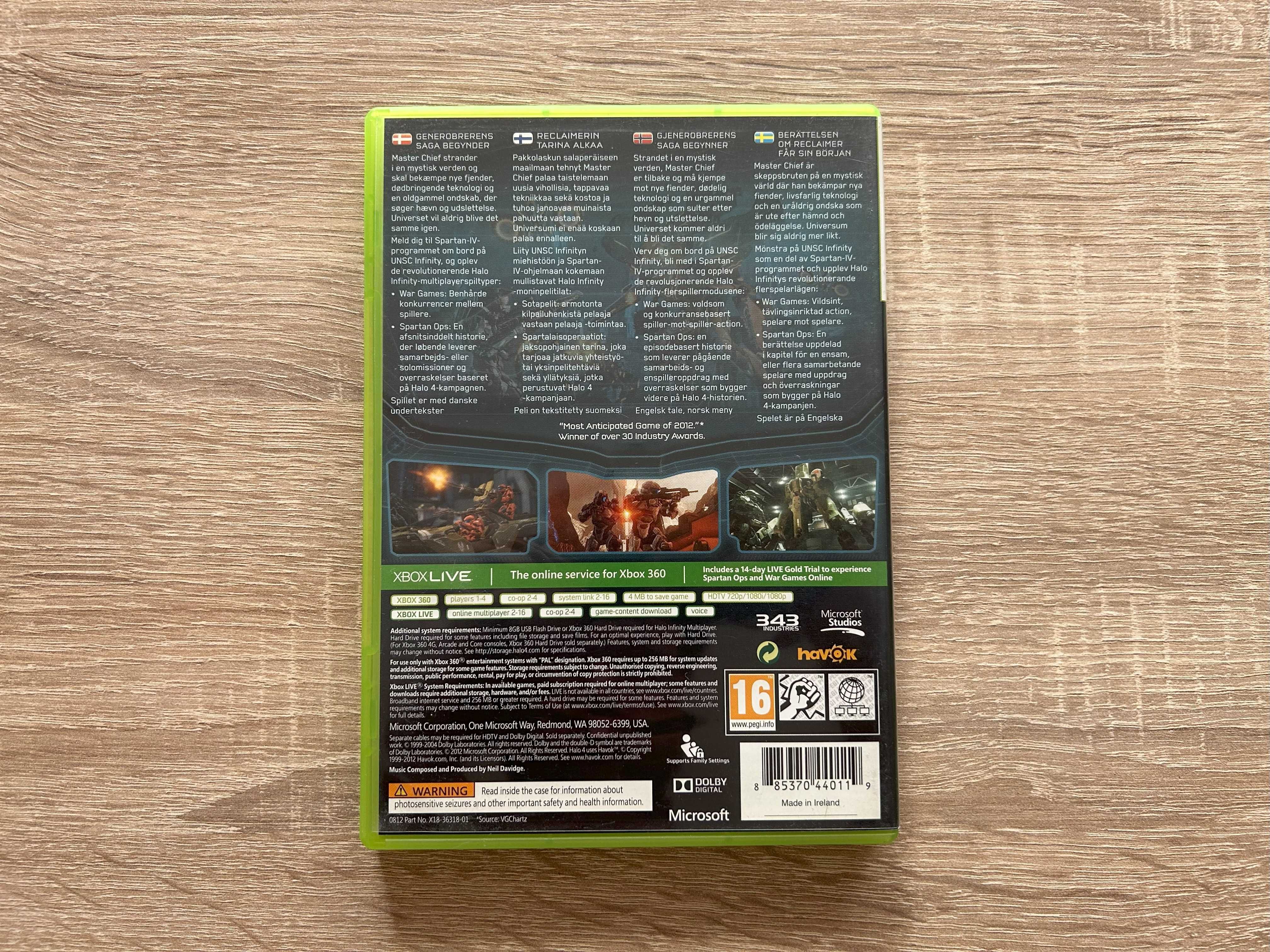 Halo 4 - Xbox 360 - PL - stan Używany, sprawny 100%