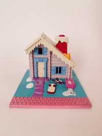 Polly Pocket Bluebird Ski Lodge, zabawka vintage