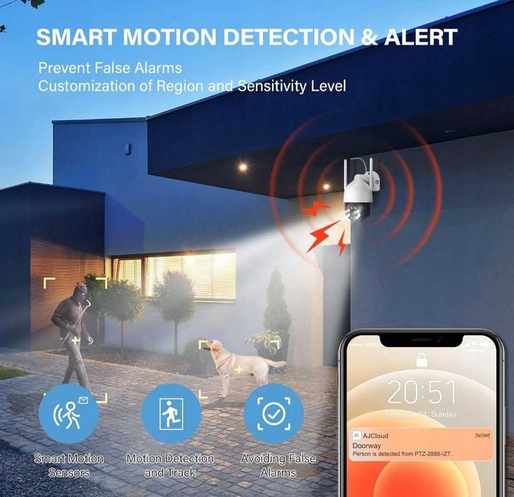 KAMERA Wi-Fi kąt widzenia 360