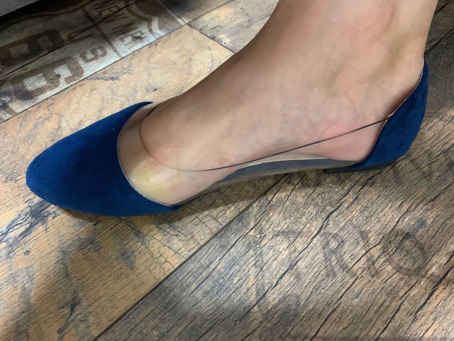 Туфли балетки на низкой подошве