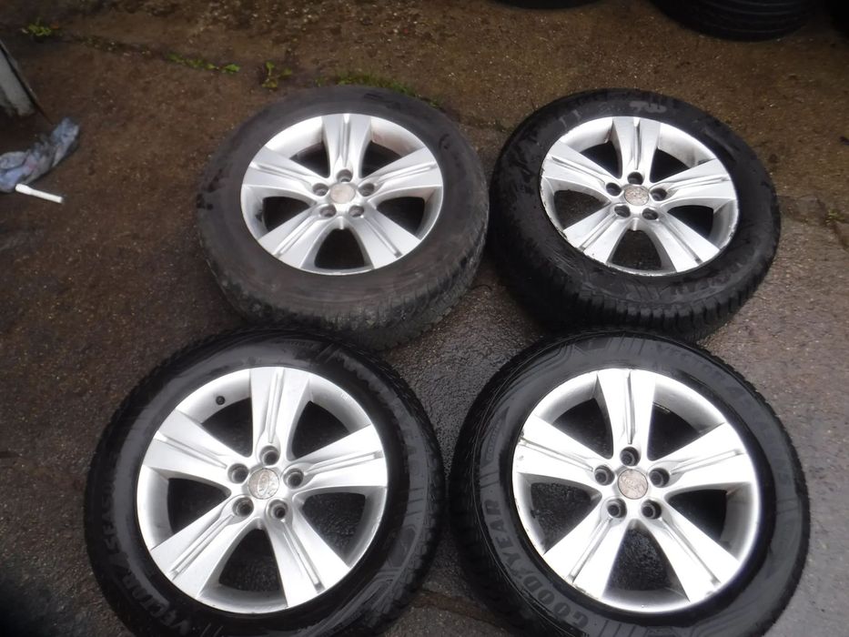 Kia Sportage alufelgi 17 5X114.3 opony zimowe goodyear 225/60/17