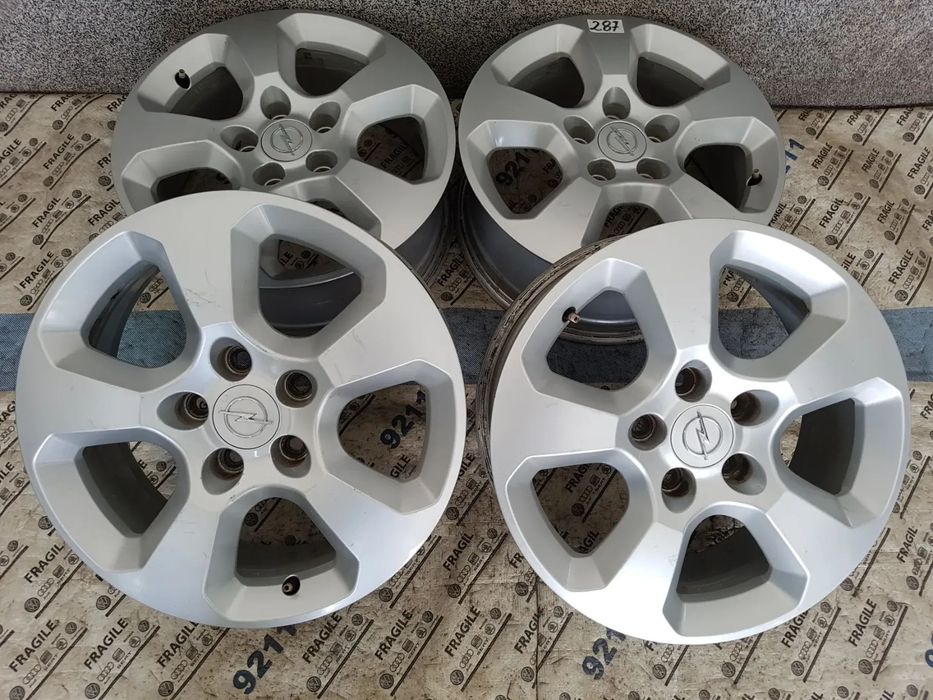 FELGI ALU ORYGINAŁ  OPEL ASTRA H ZAFIRA B MERIVA B COMBO 5X110  6,5jx15 ET37