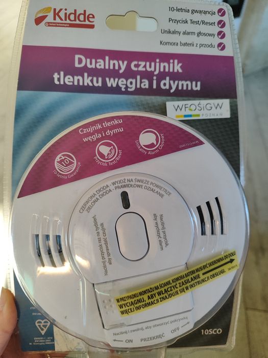 Czujnik tlenku węgla i dymu