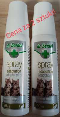 2x obroża adaptacyjna + 2x spray adaptacyjny dla kota