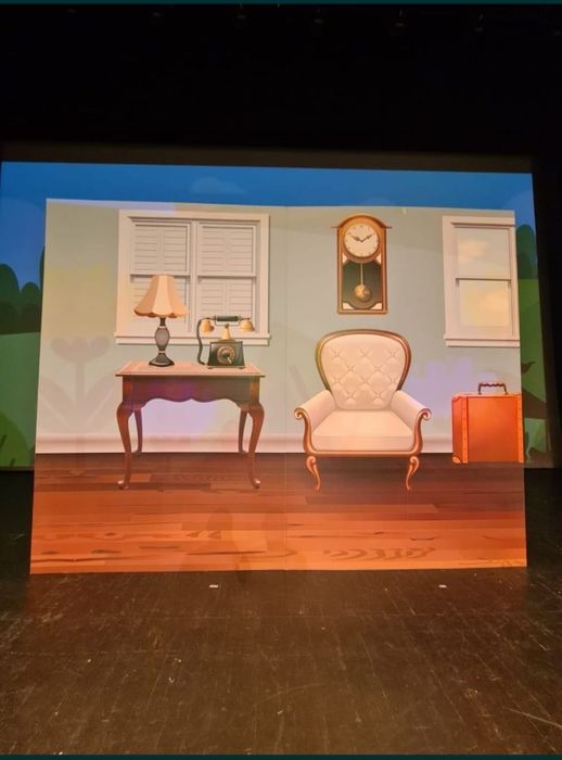 Cenário sala de estar - Teatro, festa, dança, espetáculo, arte