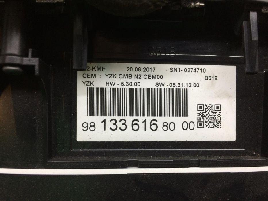 Quadrante / painel de instrumentos CITROËN C3 III (SX)