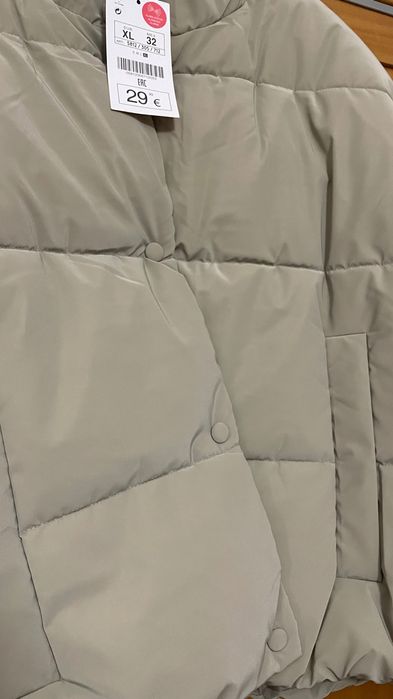 Casaco acolchoado desmontável