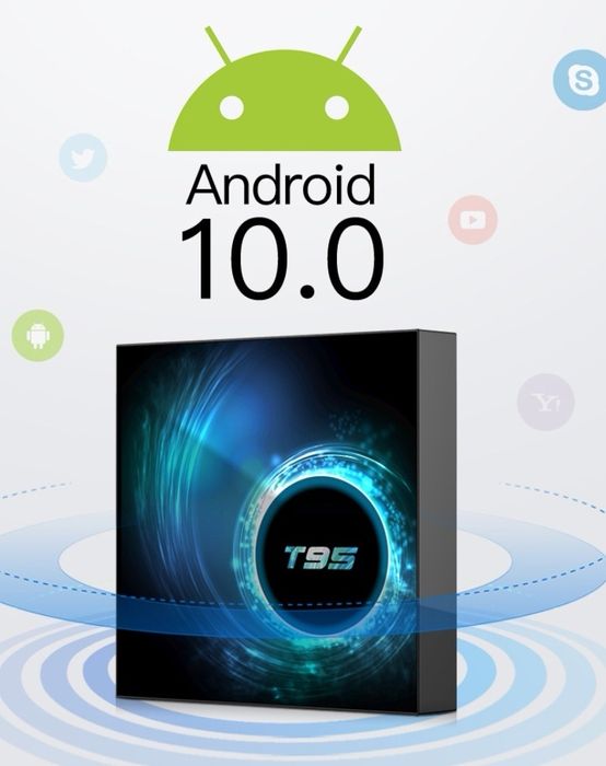 Android TV Box T95 4GB/64GB • Smart TV • 4K • Wi-Fi • HDMI