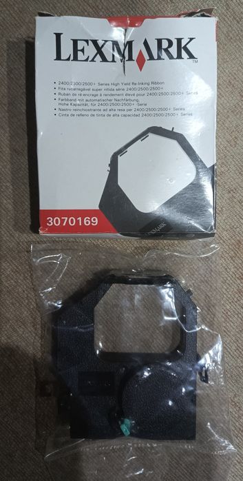 Lexmark taśma do drukarek Czarny 2580x, 2581x, 2590x, 2591x, 2481x.