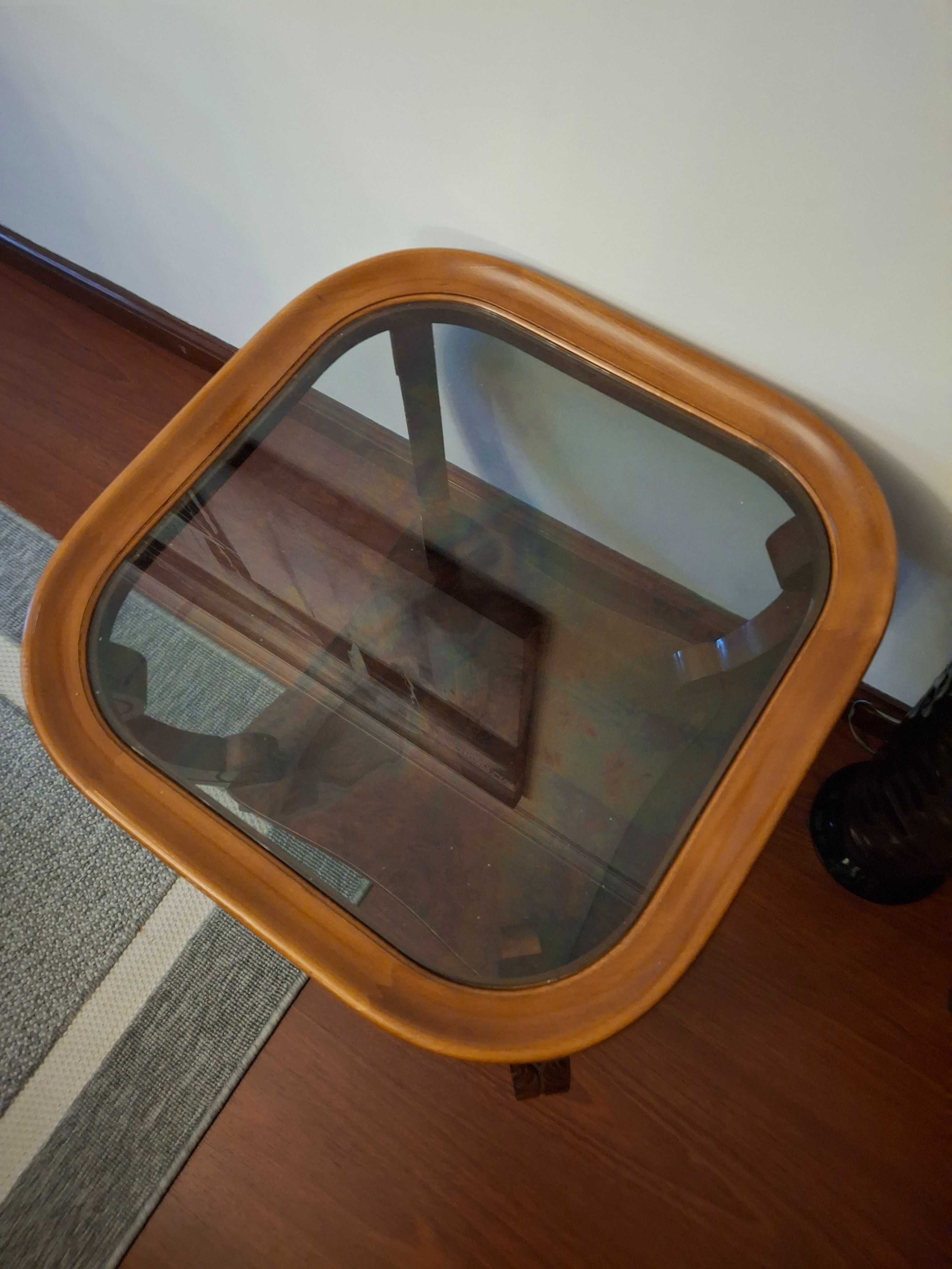 Mesa sala estar madeira