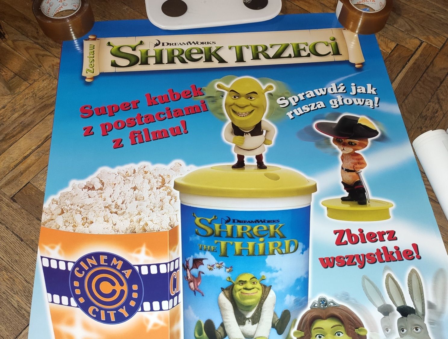 Shrek trzeci plakat filmowy oryginalny