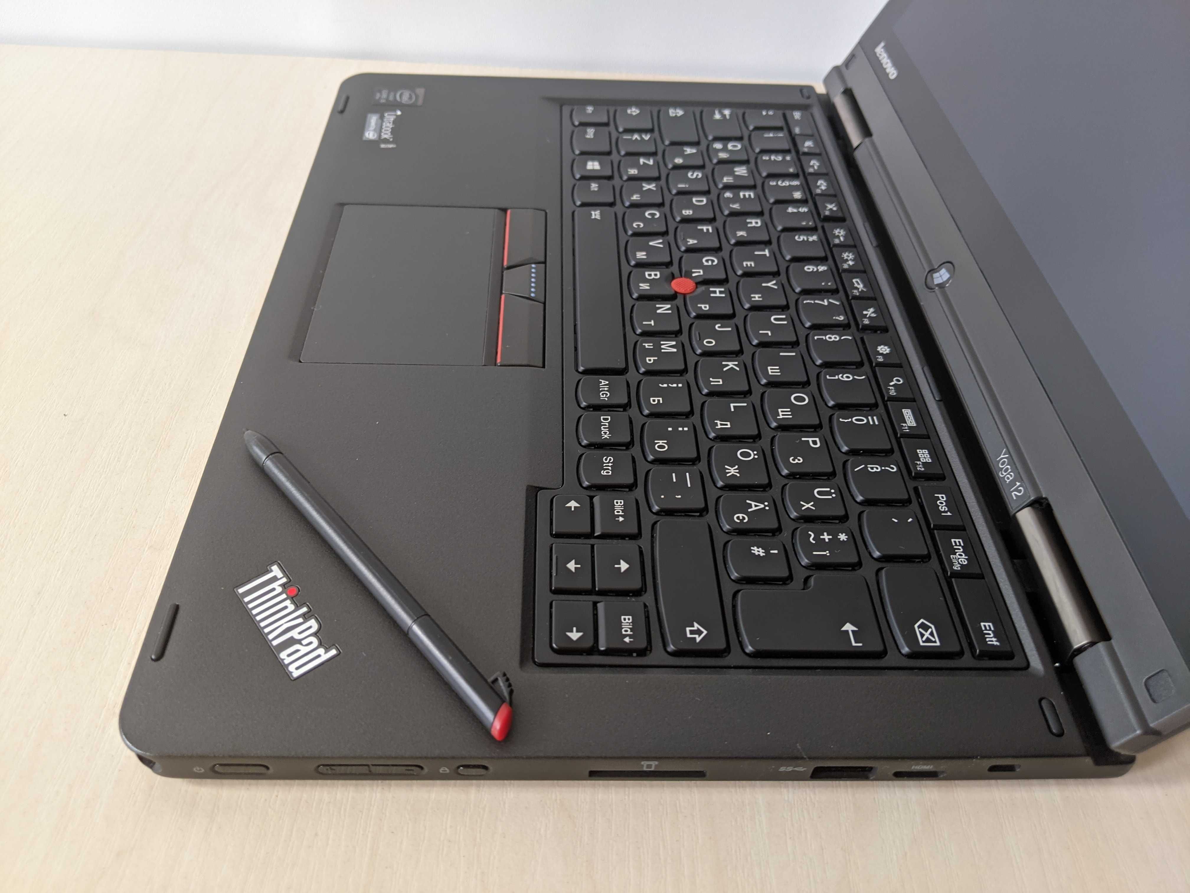 трансформер Lenovo ThinkPad Yoga 12 - i5/8/180ssd/ FHD IPS стілус