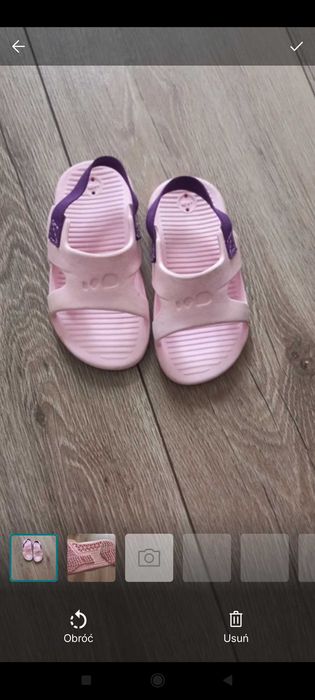 Buty basenowe dla dziewczynki