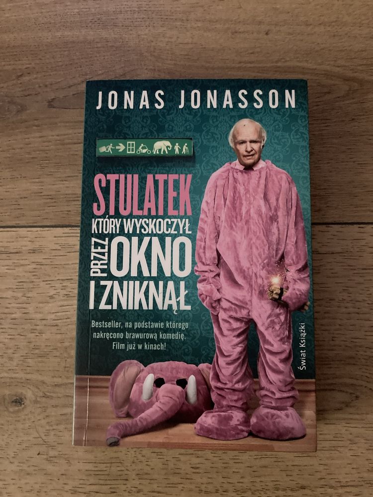 Książka Jonas Jonasson Stulatek, który wyskoczył przez okno i zniknął