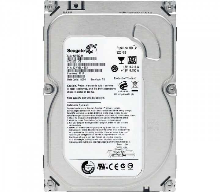 Жесткий диск HDD 3.5" SATA 320GB