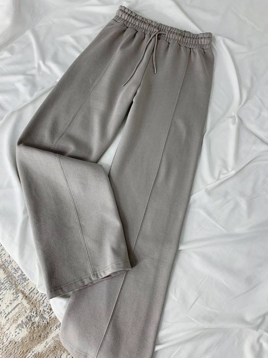 Сірий теплий флісовий жіночий костюм styledup